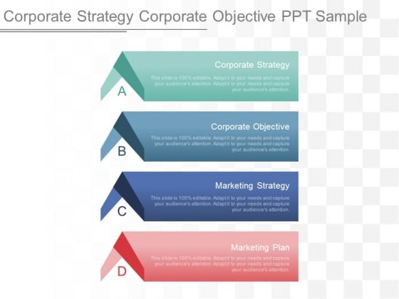 Corporate Strategy Corporate Objective Ppt Sample Corporate Strategy Corporate Objective Ppt Sample