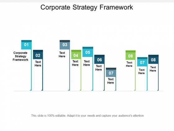 Corporate Strategy Framework Ppt Powerpoint Presentation Professional Designs Download Cpb