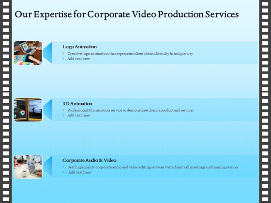 Corporate Video Our Expertise For Corporate Video Production Services Ppt Show Graphics Download PDF