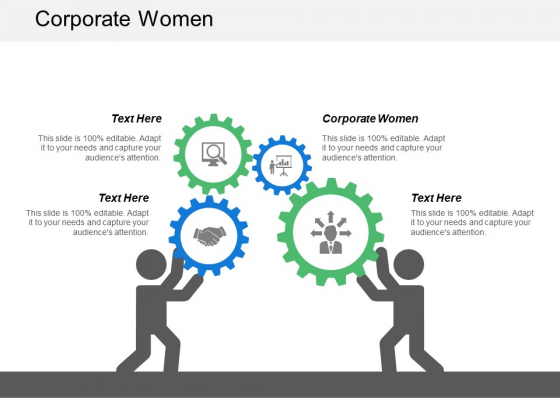 Corporate Women Ppt PowerPoint Presentation Infographics Example Topics Cpb