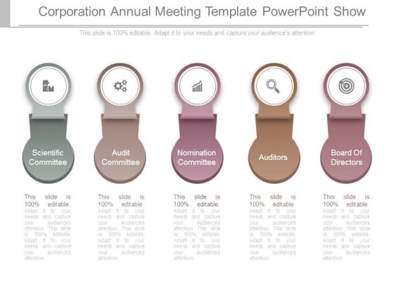 Corporation Annual Meeting Template Powerpoint Show Corporation Annual Meeting Template Powerpoint Show