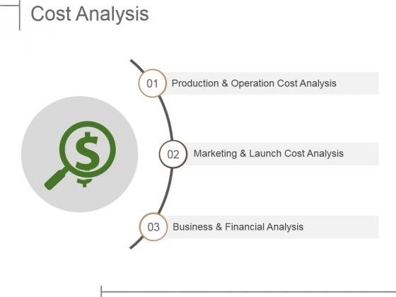 Cost Analysis Ppt PowerPoint Presentation Summary Show