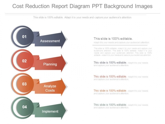 Cost Reduction Report Diagram Ppt Background Images Cost Reduction Report Diagram Ppt Background Images