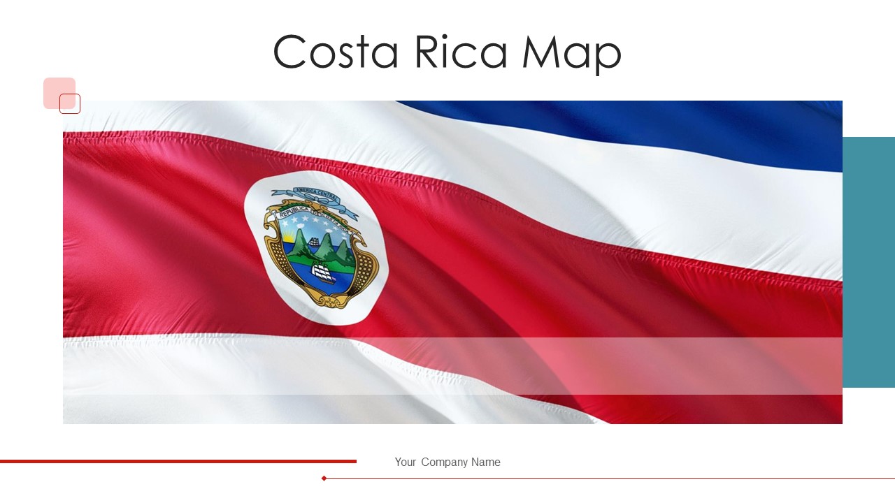 Costa Rica Map Tourist Stamp Ppt PowerPoint Presentation Complete Deck With Slides