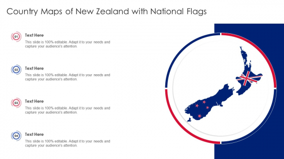 Country Maps Of New Zealand With National Flags Ppt PowerPoint Presentation Icon Templates PDF