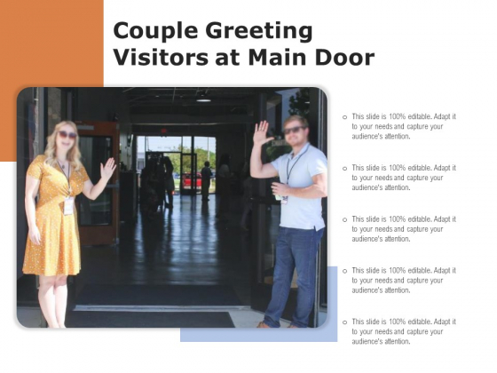 Couple Greeting Visitors At Main Door Ppt PowerPoint Presentation Styles Gridlines PDF Couple Greeting Visitors At Main Door Ppt PowerPoint Presentation Styles Gridlines PDF