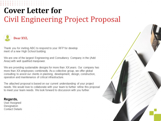 Cover Letter For Civil Engineering Project Proposal Ppt Inspiration Brochure PDF Cover Letter For Civil Engineering Project Proposal Ppt Inspiration Brochure PDF