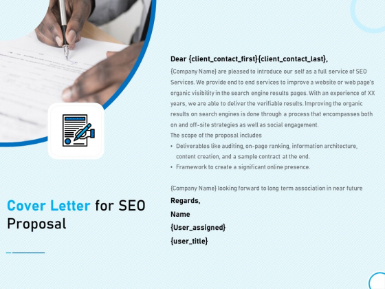 Cover Letter For SEO Proposal Ppt Summary Themes PDF Cover Letter For SEO Proposal Ppt Summary Themes PDF
