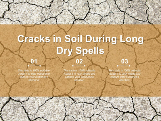 Cracks In Soil During Long Dry Spells Ppt PowerPoint Presentation Infographics Aids