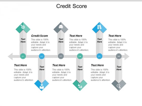 Credit Score Ppt PowerPoint Presentation Summary Introduction Cpb