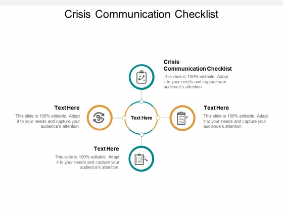 Crisis Communication Checklist Ppt PowerPoint Presentation Show Format Ideas Cpb