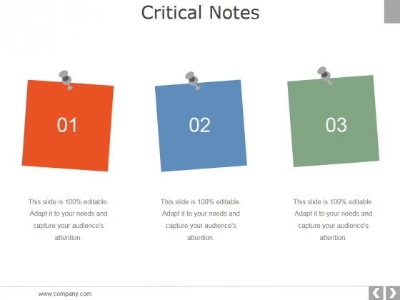 Critical Notes Ppt PowerPoint Presentation Model Template