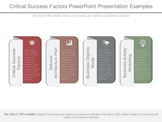 Critical Success Factors Powerpoint Presentation Examples