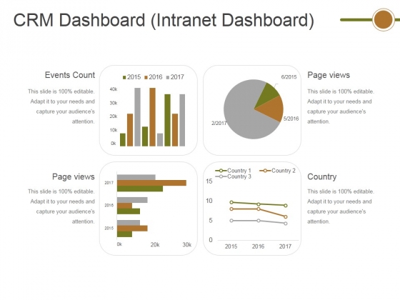 Crm Dashboard Intranet Dashboard Ppt PowerPoint Presentation Outline Professional