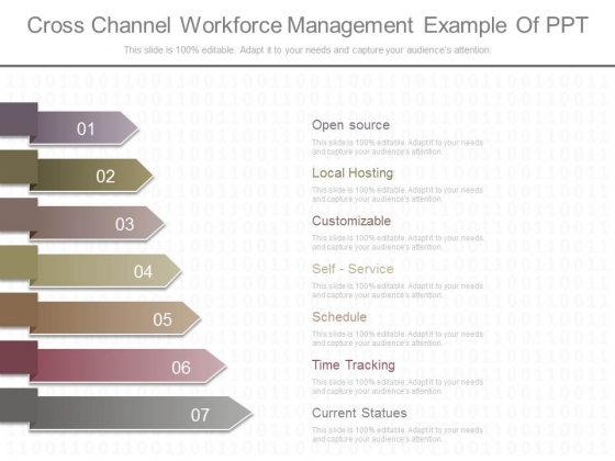 Cross Channel Workforce Management Example Of Ppt