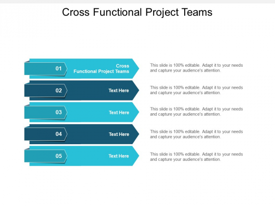 Cross Functional Project Teams Ppt PowerPoint Presentation Icon Inspiration Cpb