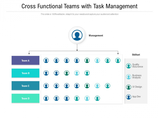 Cross Functional Teams With Task Management Ppt PowerPoint Presentation File Backgrounds PDF Cross Functional Teams With Task Management Ppt PowerPoint Presentation File Backgrounds PDF