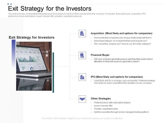 Crowd Sourced Equity Funding Pitch Deck Exit Strategy For The Investors Ideas PDF Crowd Sourced Equity Funding Pitch Deck Exit Strategy For The Investors Ideas PDF
