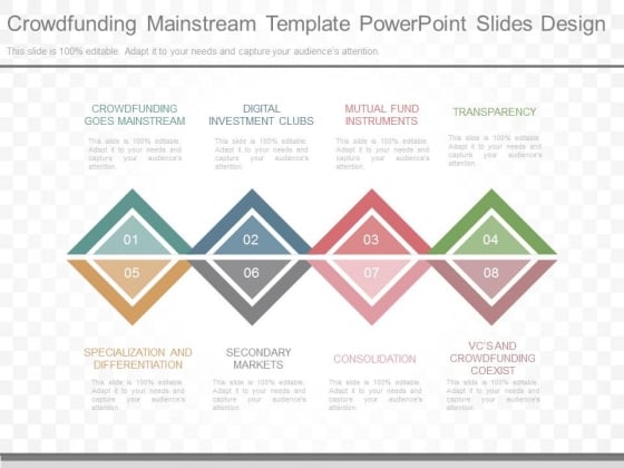 Crowdfunding Mainstream Template Powerpoint Slides Design Crowdfunding Mainstream Template Powerpoint Slides Design