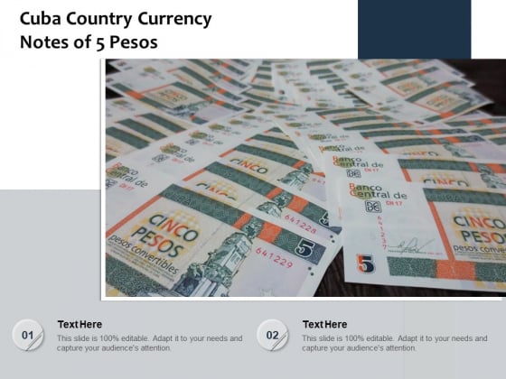 Cuba Country Currency Notes Of 5 Pesos Ppt PowerPoint Presentation Icon Elements PDF