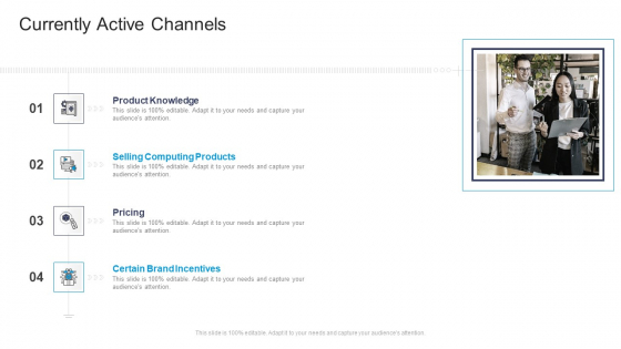 Currently Active Channels Brand Commercial Marketing Guidelines And Tactics Infographics PDF Currently Active Channels Brand Commercial Marketing Guidelines And Tactics Infographics PDF