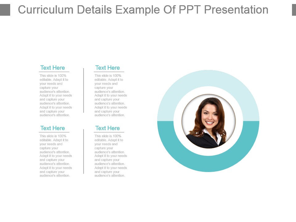 Curriculum Details Example Of Ppt Presentation