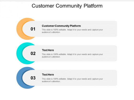 Customer Community Platform Ppt PowerPoint Presentation File Samples Cpb