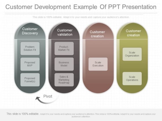 Customer Development Example Of Ppt Presentation