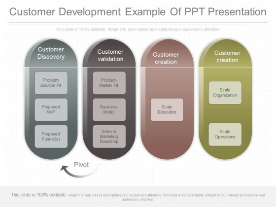Customer Development Example Of Ppt Presentation Customer Development Example Of Ppt Presentation