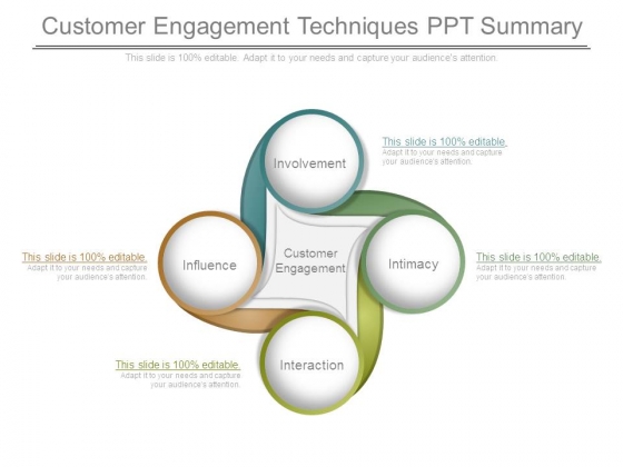 Customer Engagement Techniques Ppt Summary Customer Engagement Techniques Ppt Summary