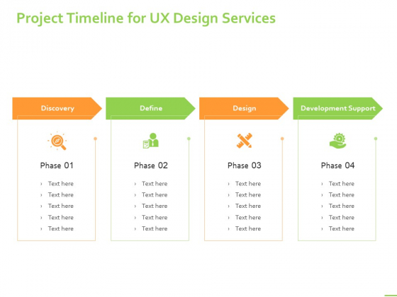 Customer Experience Interface Project Timeline For UX Design Services Ppt PowerPoint Presentation Show PDF Customer Experience Interface Project Timeline For UX Design Services Ppt PowerPoint Presentation Show PDF