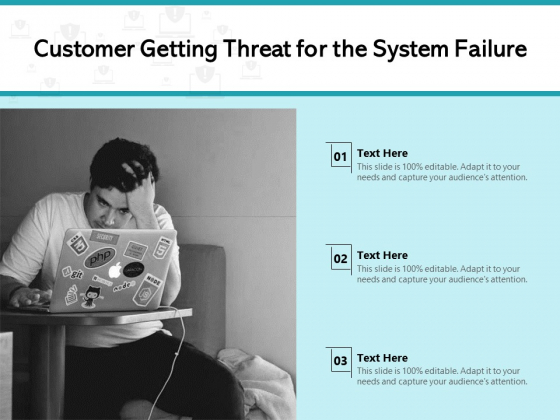Customer Getting Threat For The System Failure Ppt PowerPoint Presentation Gallery Layouts PDF Customer Getting Threat For The System Failure Ppt PowerPoint Presentation Gallery Layouts PDF