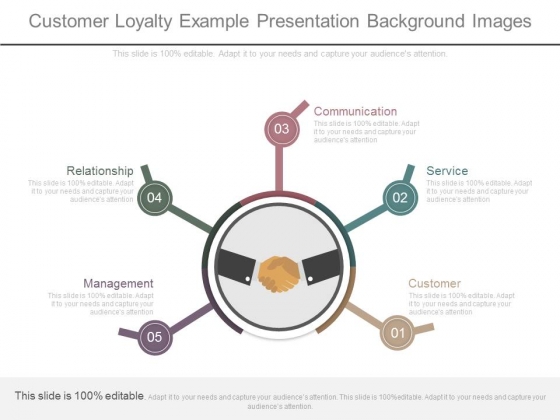 Customer Loyalty Example Presentation Background Images