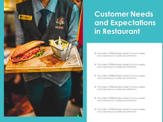 Customer Needs And Expectations In Restaurant Ppt PowerPoint Presentation File Shapes PDF Customer Needs And Expectations In Restaurant Ppt PowerPoint Presentation File Shapes PDF