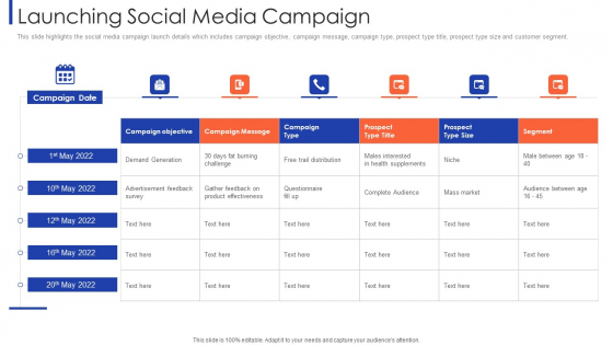 Customer Relationship Strategy For Building Loyalty Launching Social Media Campaign Demonstration PDF Customer Relationship Strategy For Building Loyalty Launching Social Media Campaign Demonstration PDF