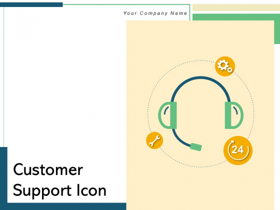 Customer Support Icon Business Executive Support Service Ppt PowerPoint Presentation Complete Deck