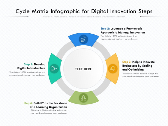 Cycle Matrix Infographic For Digital Innovation Steps Ppt PowerPoint Presentation File Background Image PDF Cycle Matrix Infographic For Digital Innovation Steps Ppt PowerPoint Presentation File Background Image PDF