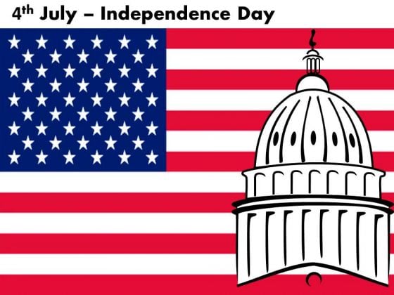Capitol American Independence Day July 4th PowerPoint Templates