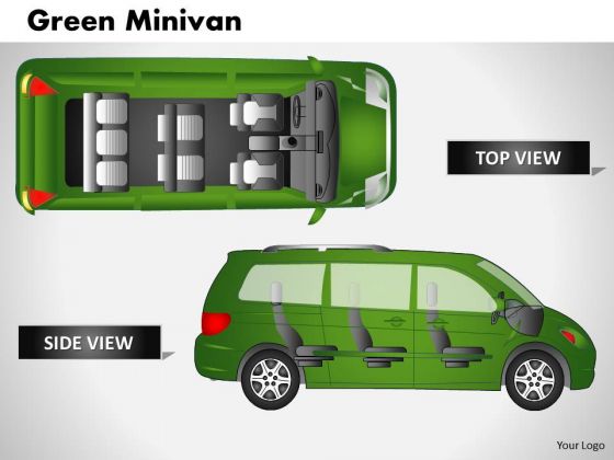 Cars Green Minivan Side View PowerPoint Slides And Ppt Diagram Templates Cars Green Minivan Side View PowerPoint Slides And Ppt Diagram Templates