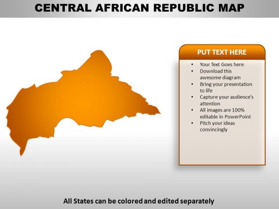 Central African Republic PowerPoint Maps Central African Republic PowerPoint Maps