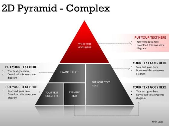 Chart 2d Pyramid Complex PowerPoint Slides And Ppt Diagram Templates