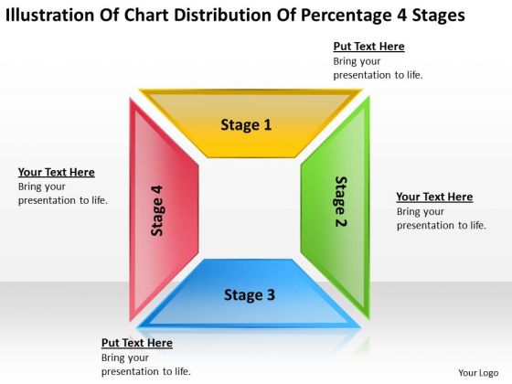 Chart Distribution Percentage 4 Stages Simple Business Plan Outline PowerPoint Slides Chart Distribution Percentage 4 Stages Simple Business Plan Outline PowerPoint Slides