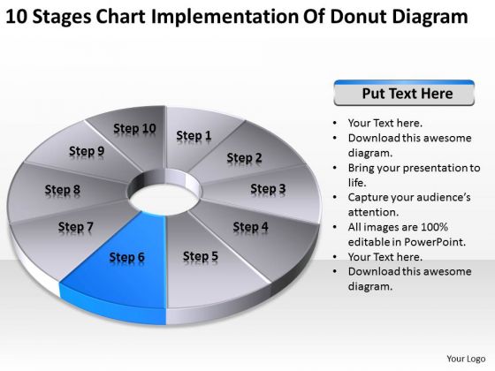 Chart Implementation Of Donut Diagram Simple Business Plan Templates PowerPoint Chart Implementation Of Donut Diagram Simple Business Plan Templates PowerPoint