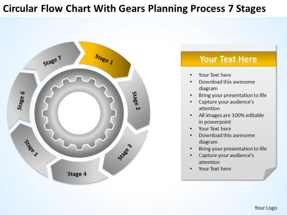 Chart With Gears Planning Process 7 Stages Company Business Examples PowerPoint Slides Chart With Gears Planning Process 7 Stages Company Business Examples PowerPoint Slides