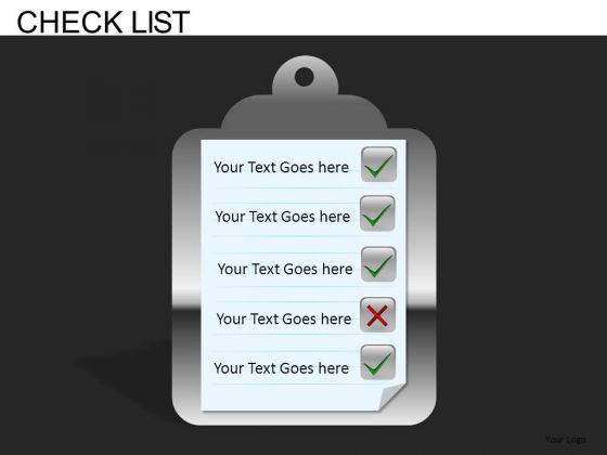 Checklist Board PowerPoint Templates Checklist Board PowerPoint Templates