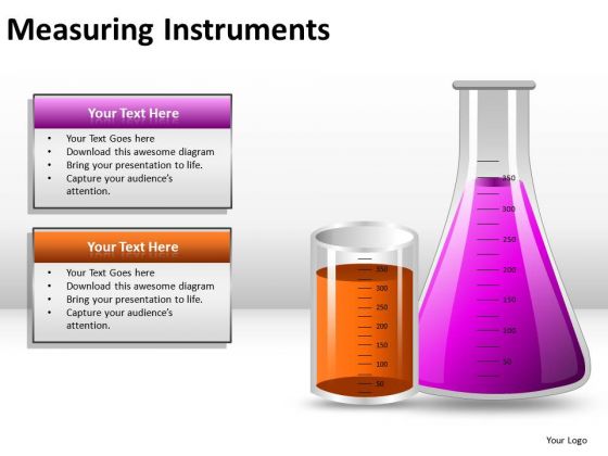 Chemical Science Experiment Beakers PowerPoint Slides And Ppt Diagram Templates
