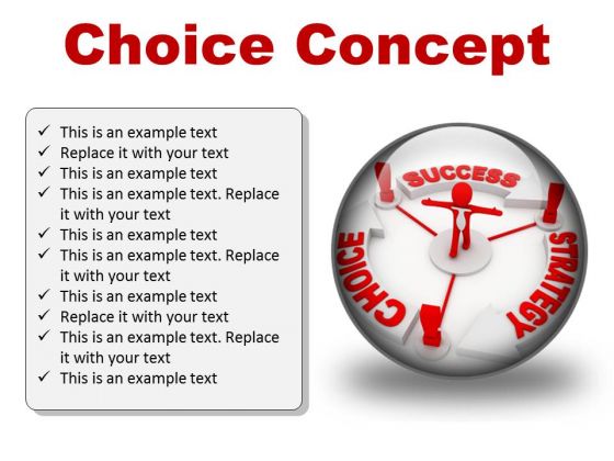 Choice Concept Business PowerPoint Presentation Slides C