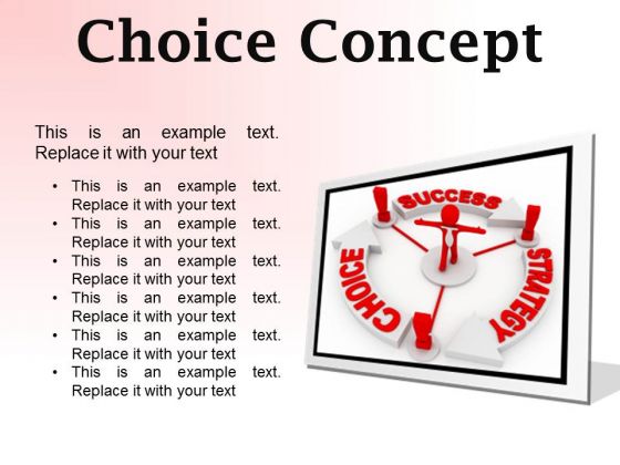Choice Concept Business PowerPoint Presentation Slides F