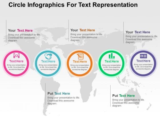 Circle Infographics For Text Representation PowerPoint Templates Circle Infographics For Text Representation PowerPoint Templates