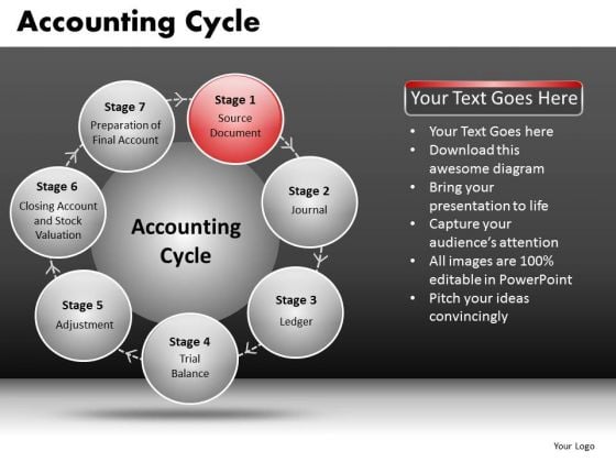 Circle Process Diagram With 7 Stages PowerPoint Slides Circle Process Diagram With 7 Stages PowerPoint Slides